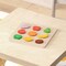 Flash Furniture Bright Beginnings Commercial Grade Birch Plywood STEM Fruit Shapes Puzzle Board, Natural/Multicolor MK-MK00620-GG - alternate 6